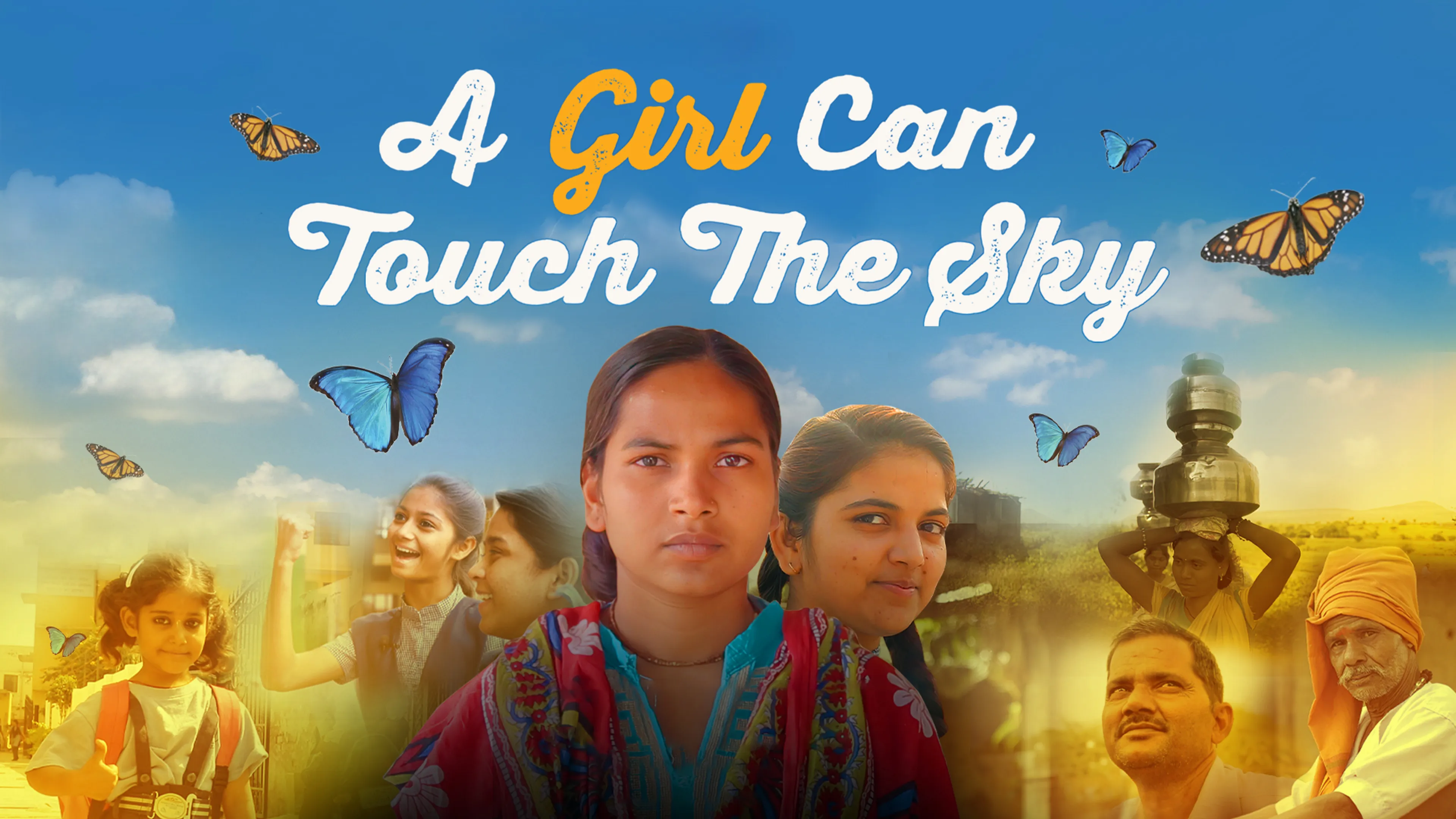 A Girl Can Touch the Sky poster